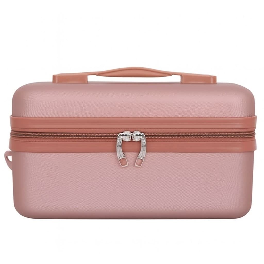 Frasqueira Rígida com Alça Bolsa Necessaire Premium Porta Jóias e Maquiagem Estilo Baú - Mendoza - Cruzeiro