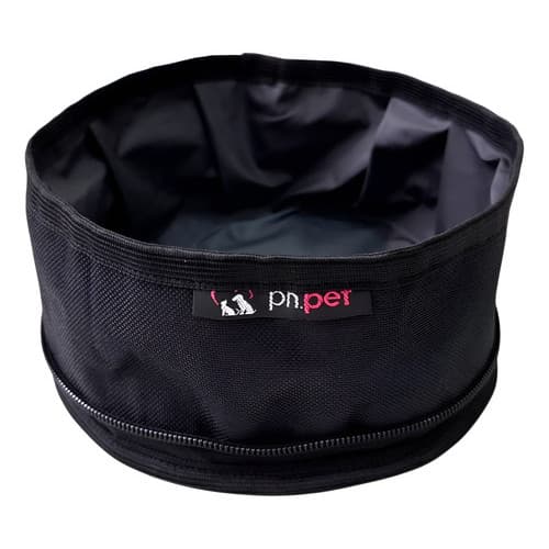 Bebedouro E/ou Comedouro Pet Portátil Dobrável Para Passeio