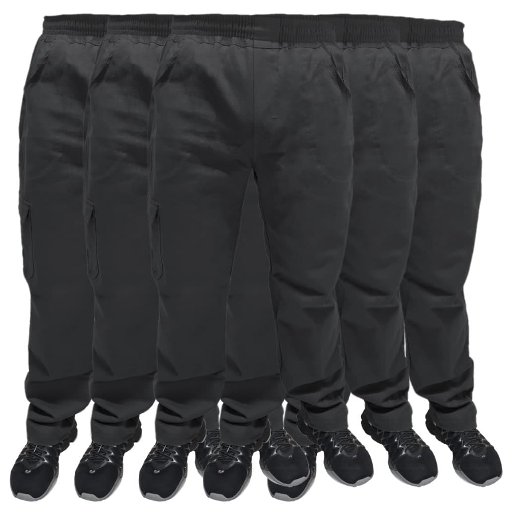 Calça Cargo Masculina Kit 5 Calças de Uniforme Brim Pesado Com Reforço nas Costuras A Pronta Entrega