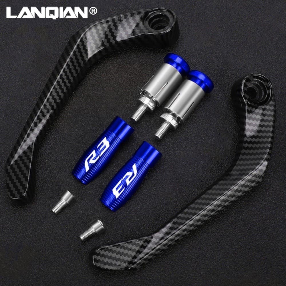 Para YAMAHA R3 YZF-R3 2015-2019 2020 2021 2022 2023 Motocicleta CNC Guiador Apertos Guarda Freio Embreagem Alavanca Prot