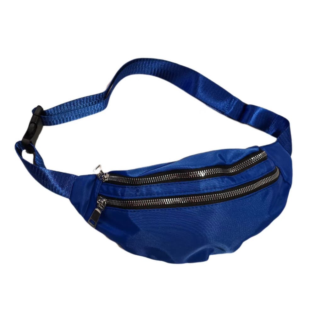 Pochete Celular Bolsa Academia Cintura Azul com 2 Comp.
