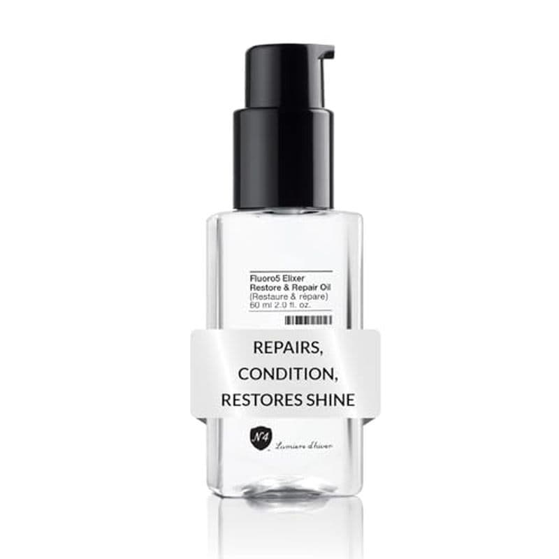 Óleo Capilar Número 4 , Restauração De Elixir Fluoro5 & amp ; Repair , Soro Anti-Frizz Para Cabelos Danificados , 2.0 On