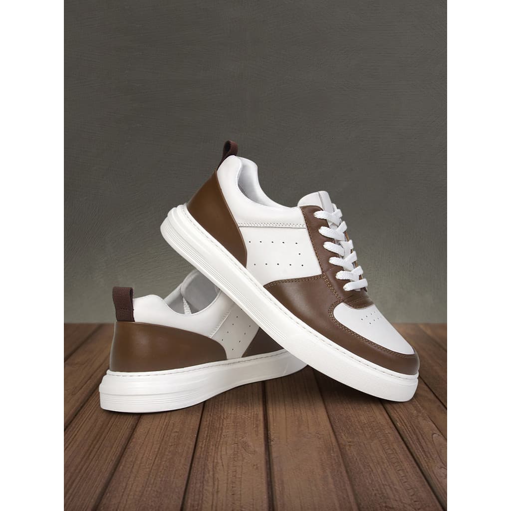 Oralen sapatos masculinos 2026 primavera novo estilo de couro genuíno sapatos planos na moda cor combinando respirável l