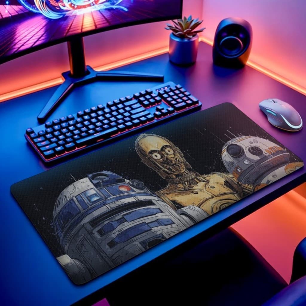 MousePad Grande 80x30 Cultura Nerd Profissonal Gamer DEskpeed Rapido Mouse Pad Grande RGB