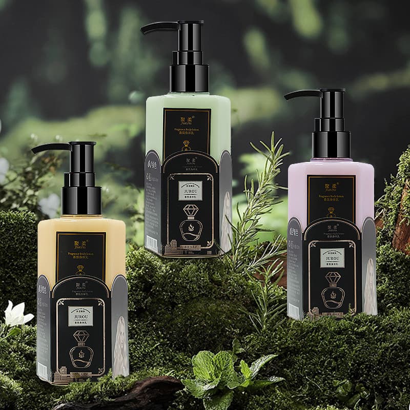 Jurou Flower Fruity Fragrance Hidratante Nutritivo Loção Corporal Sedosa Refrescante Não Gorduroso Fragrância de Longa D