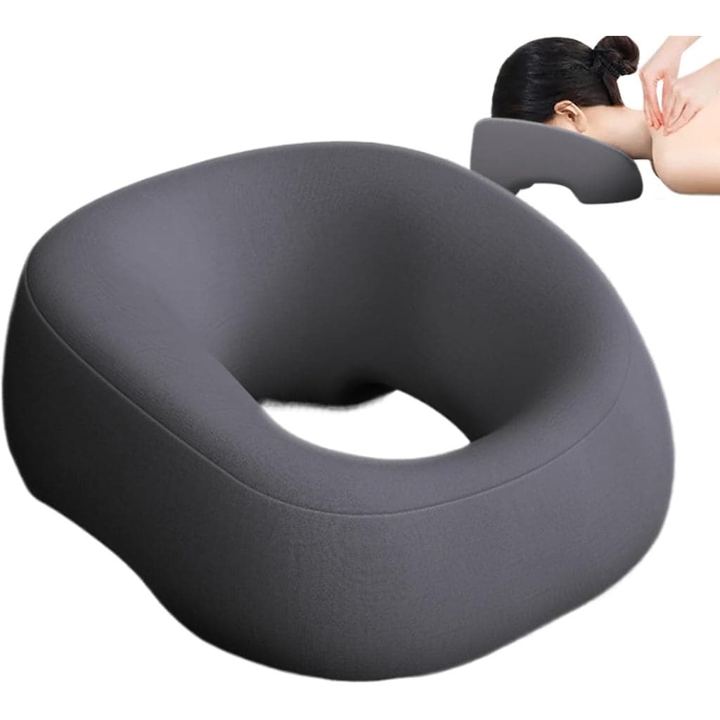 Almofada de Massagem para Deitar de Bruços |   Apoio de Cabeça para Massagens na Cama, Almofada Ergonômica para Posição