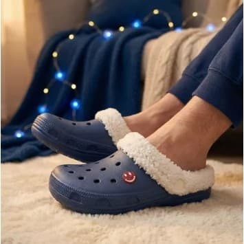 Babuche Pantufa Pelo Infantil Adulto Unissex Yvate Para o Frio Inverno