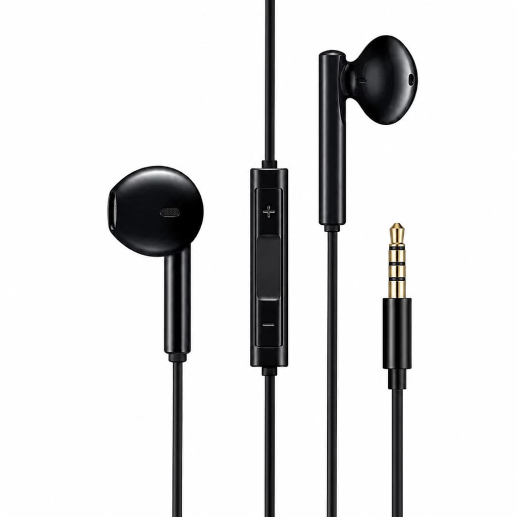 Fone de Ouvido Estéreo Com Fio P2 Super Potente Sem Borrachinha Premium