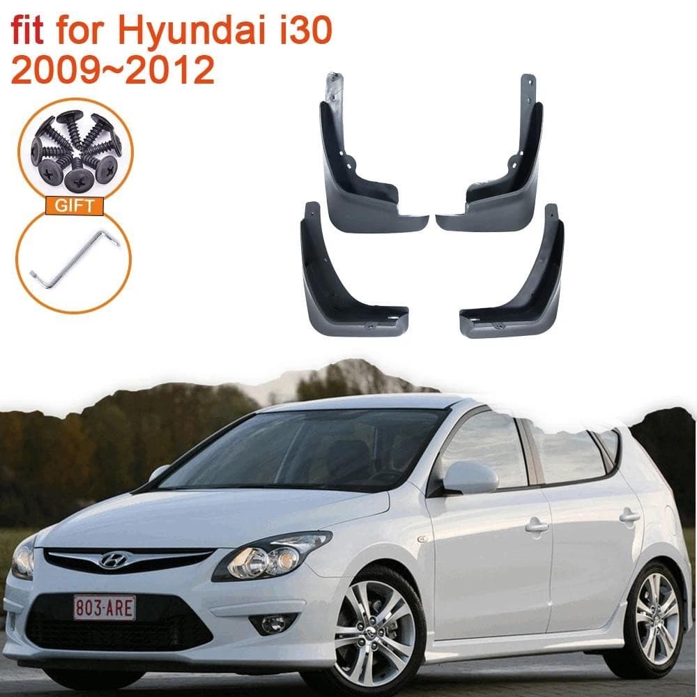 Para Hyundai I30 I30cw Wagon 2009 2010 2011 2012 FD Acessórios Mud Flaps Respingo Guardas Aleta-Lamas Fender Roda Trasei