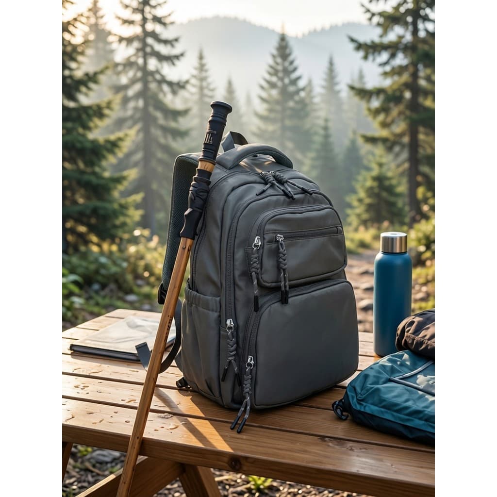 Multi-bolso mochila das mulheres dos homens ao ar livre montanhismo viagem mochila de grande capacidade macio estudante