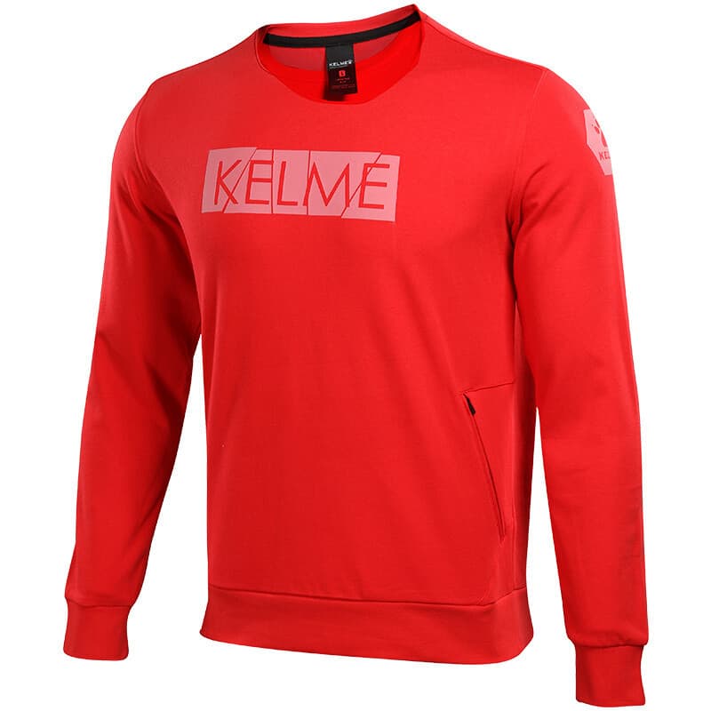 Kelme kelme kelme moletom masculino roupas esportivas terno de treinamento de futebol pulôver em torno do pescoço engros