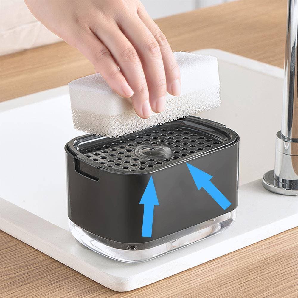 Caixa de prensa líquida para lavar louça, pia de cozinha, prensa líquida automática, enchimento líquido, caixa de sabão