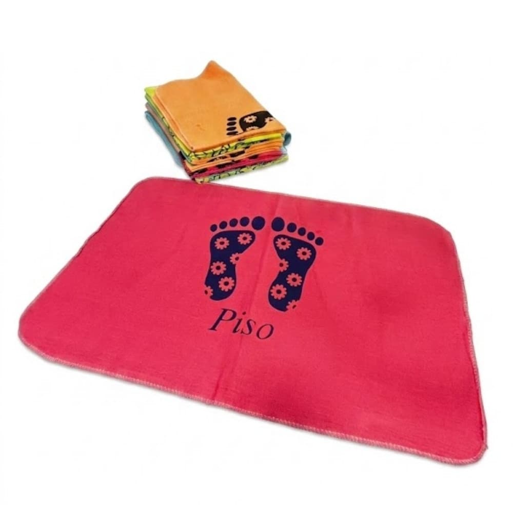 Kit 3 Tapete Pezinho Banheiro Pano De Chão 38 X55 Multiuso