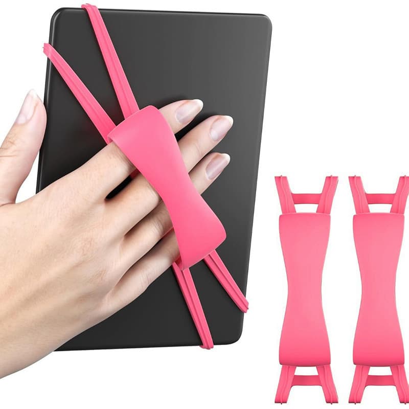 Suporte De Alça De Mão Para Tablet Kindle iPad Mini Samsung Galaxy Tab Punho De Dedo Portátil Com Faixa Elástica De Sili