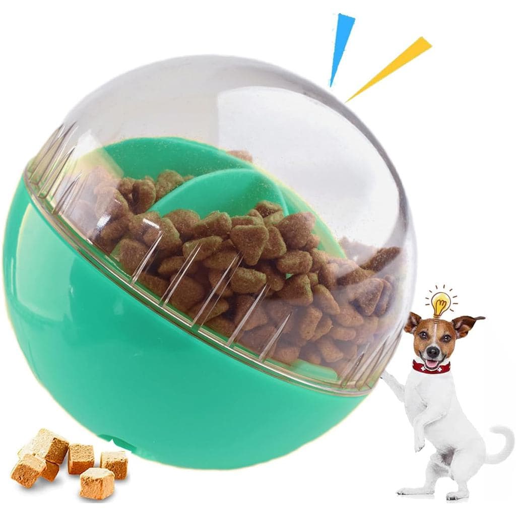 Bola de Petiscos para Cães, Brinquedo Interativo com Dispensador Ajustável, Brinquedo de Quebra-Cabeça para Filhotes com