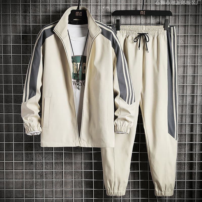 2025 primavera outono masculino Casual esportes moda terno na moda bonito respirável trabalhador#2025年春秋男士休闲运动时尚套装潮流帅气透气