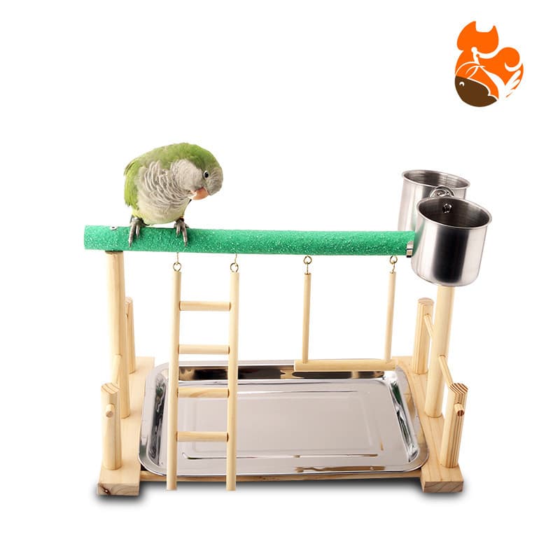 Civil animal de estimação papagaio de madeira pássaro Playground fosco suporte brinquedo pássaro suporte escada escalada