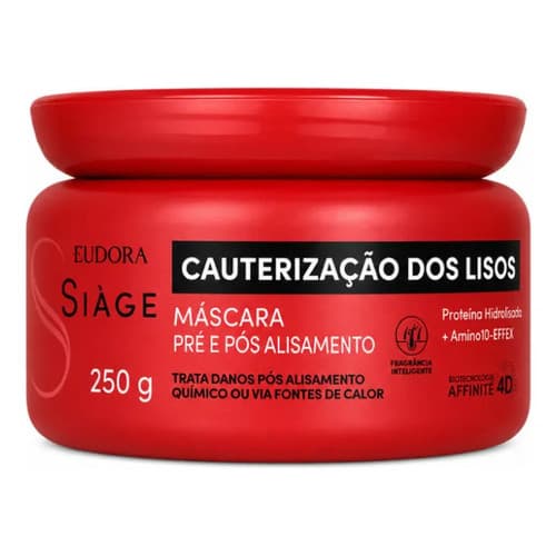 Mascara Capilar Siage Cauterizacao Dos Lisos - 250g