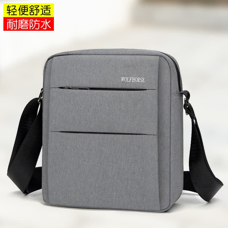 Bolsa de ombro masculina versão coreana na moda Casual saco Vertical pequena mochila saco de viagem Oxford fiação negóci