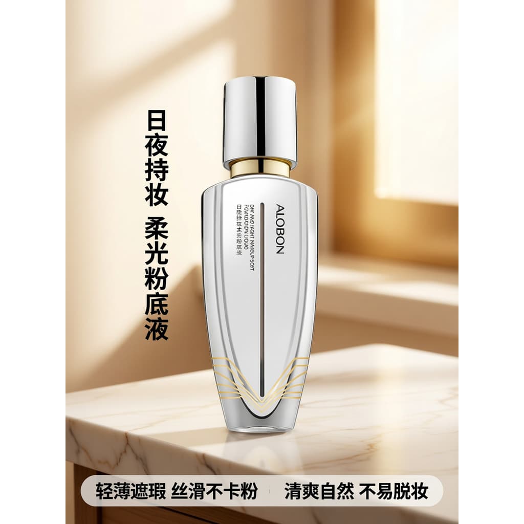 Yabang Day Night Hold Maquiagem Luz Suave 30g Base Líquida Refrescante Natural Não Fácil de Tirar Maquiagem Corretivo Le