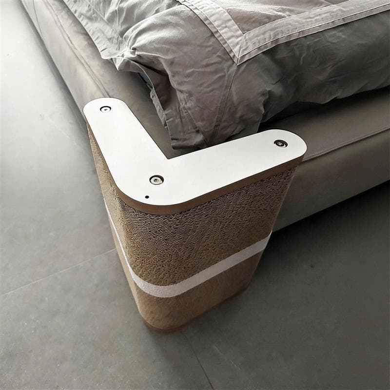 Cama canto ângulo reto gato scratch Board resistente ao desgaste não-risco gato scratch coluna cartão canto papel ondula