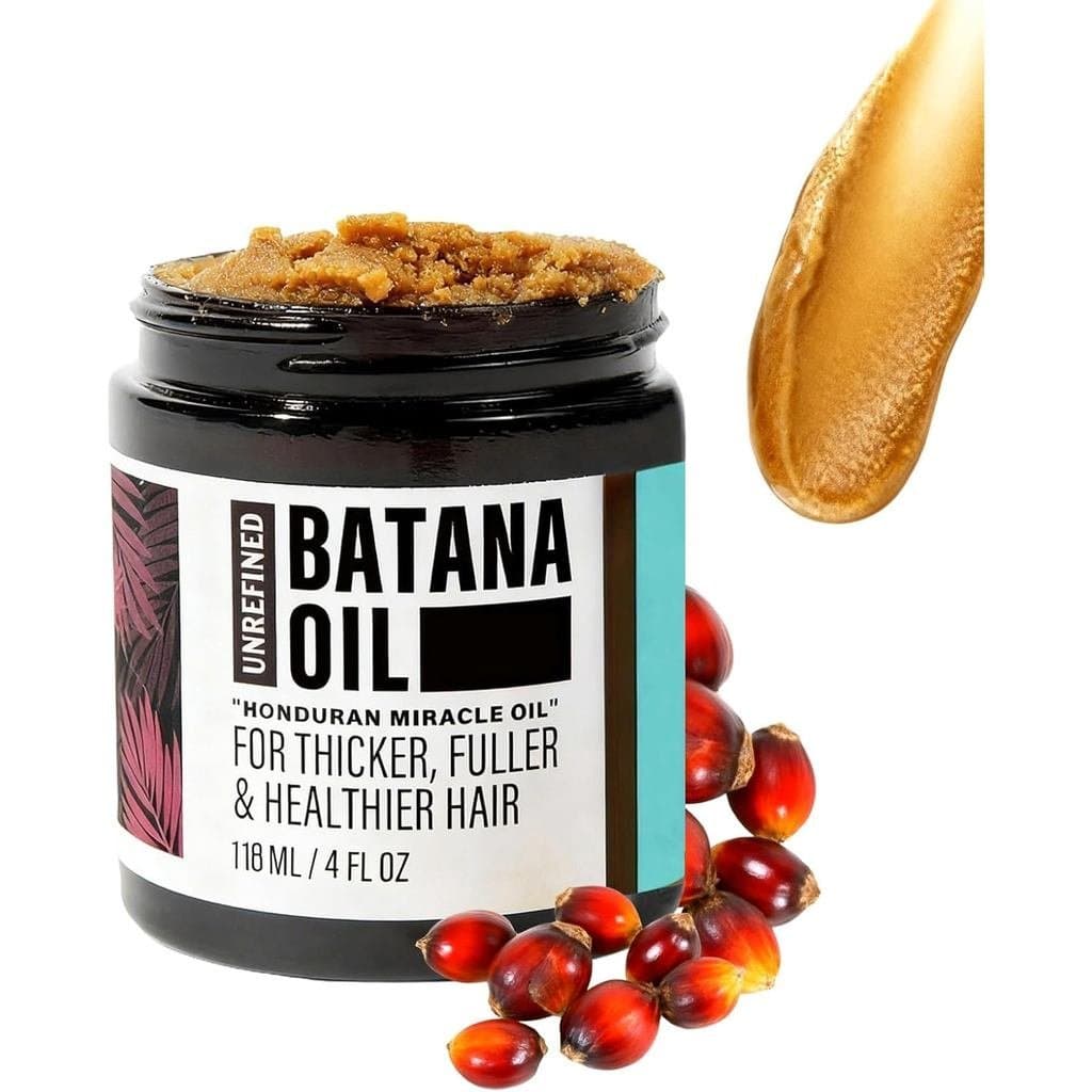 Óleo de Batana para Crescimento Capilar, Melhora a Secura e o Frizz, Pasta de Óleo de Batana Crua para Cabelos Mais Dens