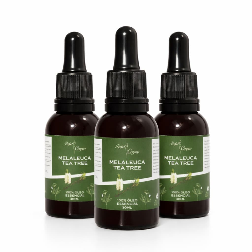 Óleo Essencial De Melaleuca 100% Puro 30ml Contra Micose Acne