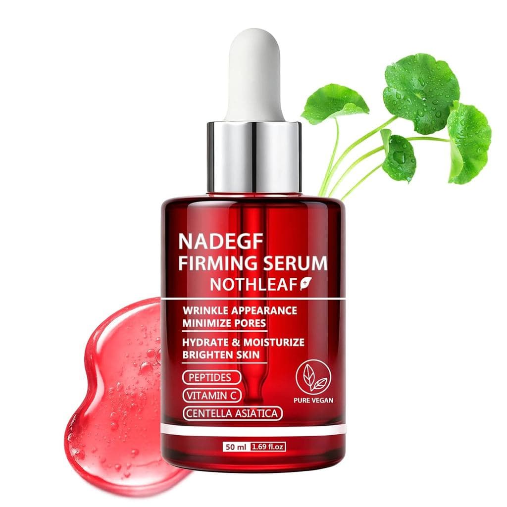 Sérum Firmador NADEGF - Sérum Antienvelhecimento com Vitamina C, Peptídeos Hidratantes e Efeito Tensor para Rosto, Pesco