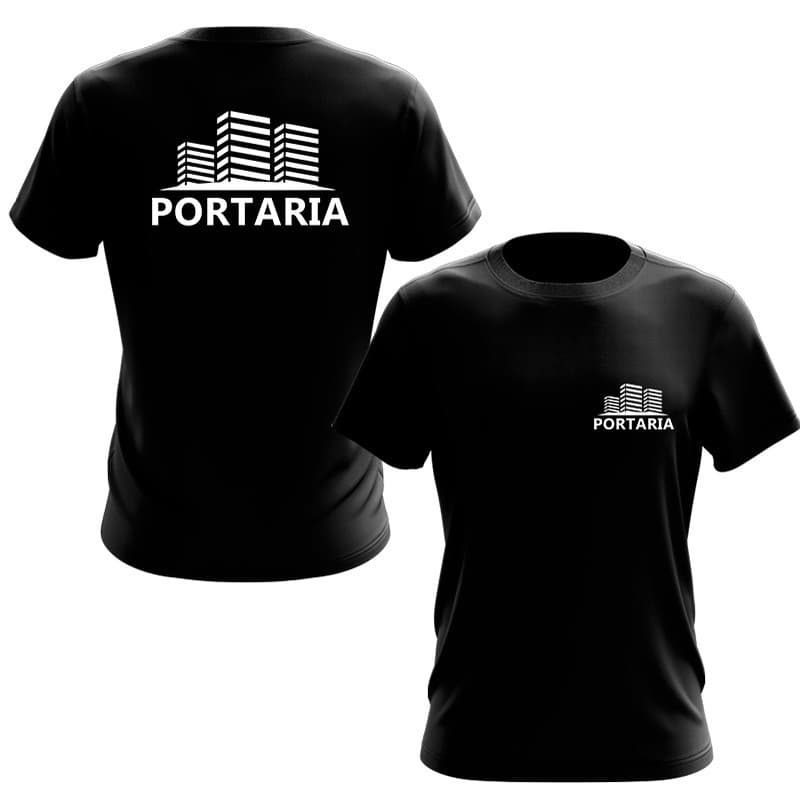 Camiseta Profissional Personalizada – Uniforme Confortável para Portaria e Segurança Novidade