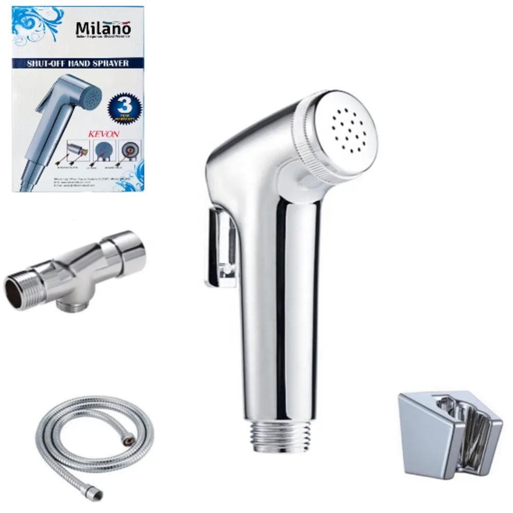 [Kit Completo] Duchinha Ducha Higienica Para Banheiro Com Regsitro Inox Cromada Ducha Forte Auxiliar
