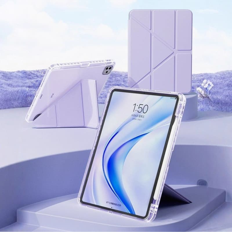 Capa iPad Formato Y Acrilica HD Dobravel Compativel iPad 7 8 9 10 A16 Air 3 10.2 10.5 10.9pol Case Tablet