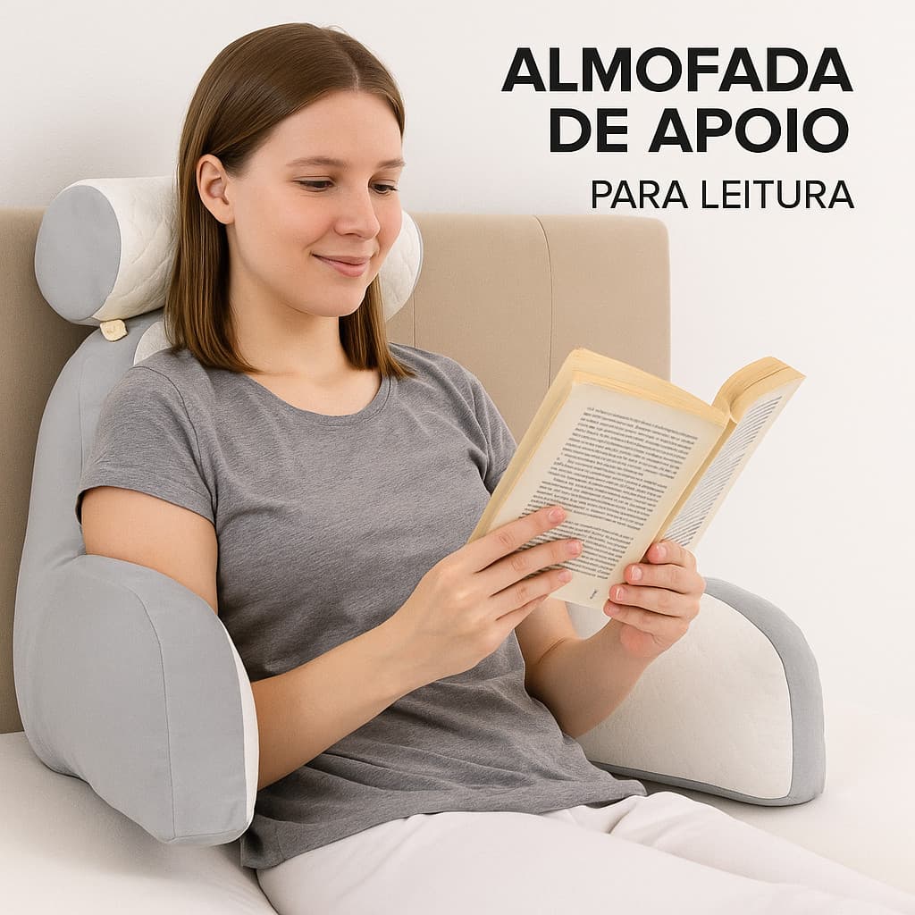 Almofada De Descanso Travesseiro Ortopédico Multiuso Apoio Ergonômico Para Perna Lombar Gestante Colchão Sofá Escritório