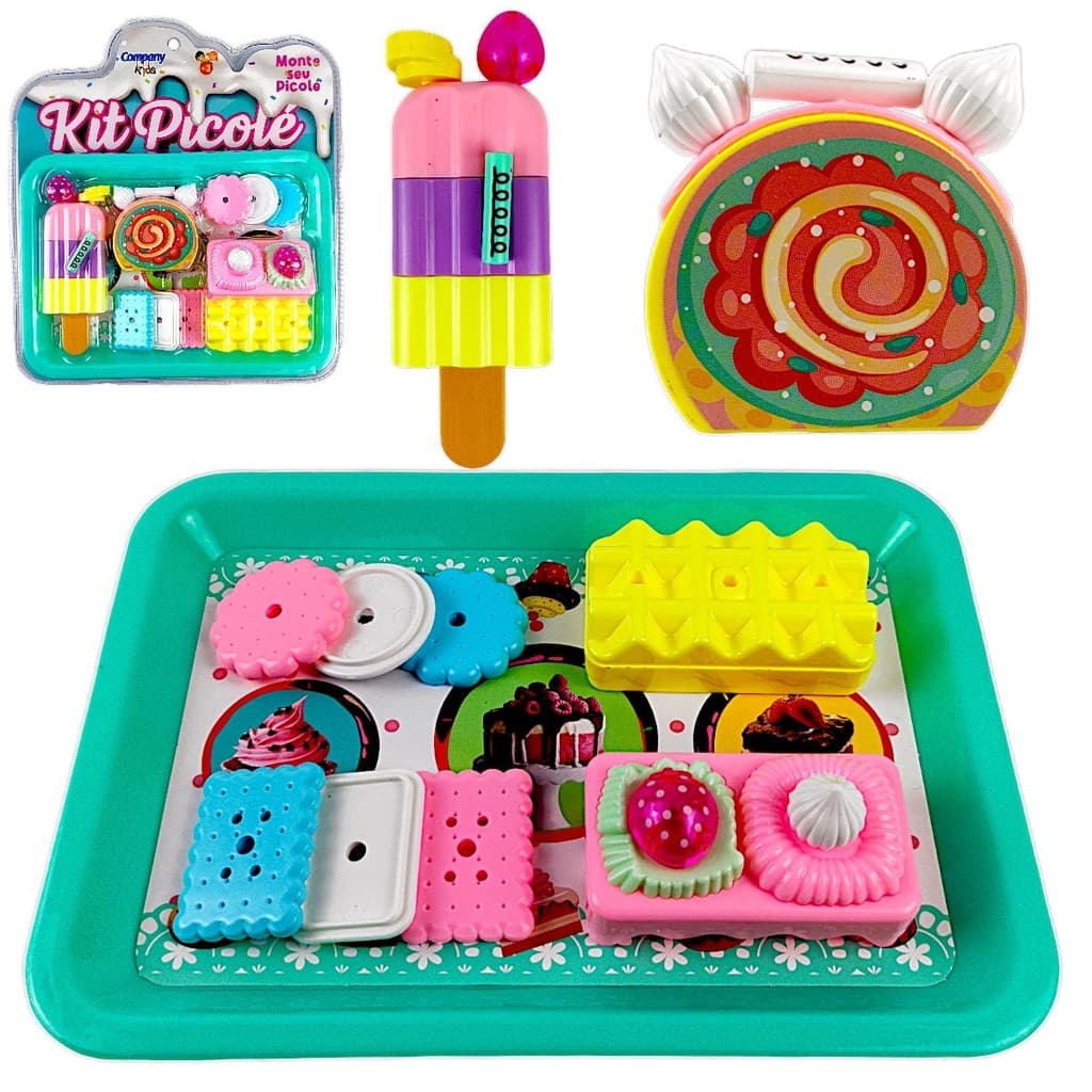 Kit Picolé Doceria Divertida brinquedo chef confeitaria