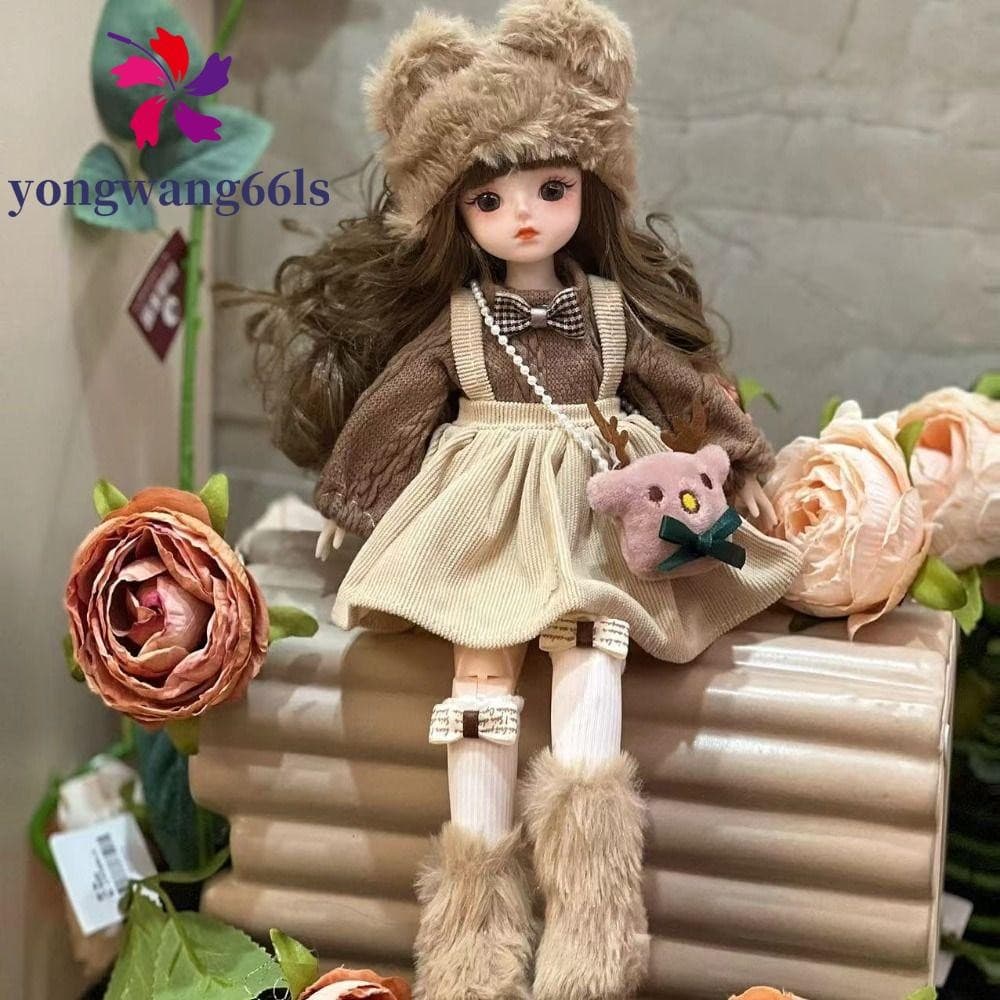 Boneca BJD YONGWANG De 30 Cm Com Roupas , 1/6 SD Olhos Atraentes , Princesa , Bonecas , Cabelo Longo