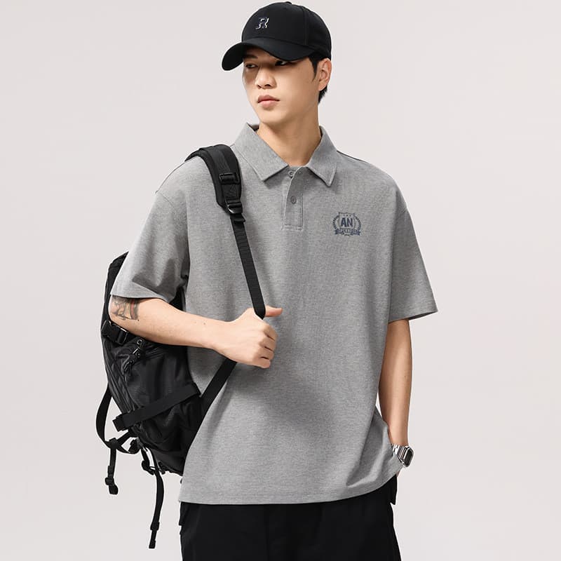 Plus size roupas masculinas verão nova manga curta algodão gordura polo camisa masculina Street Wear solto plus size top