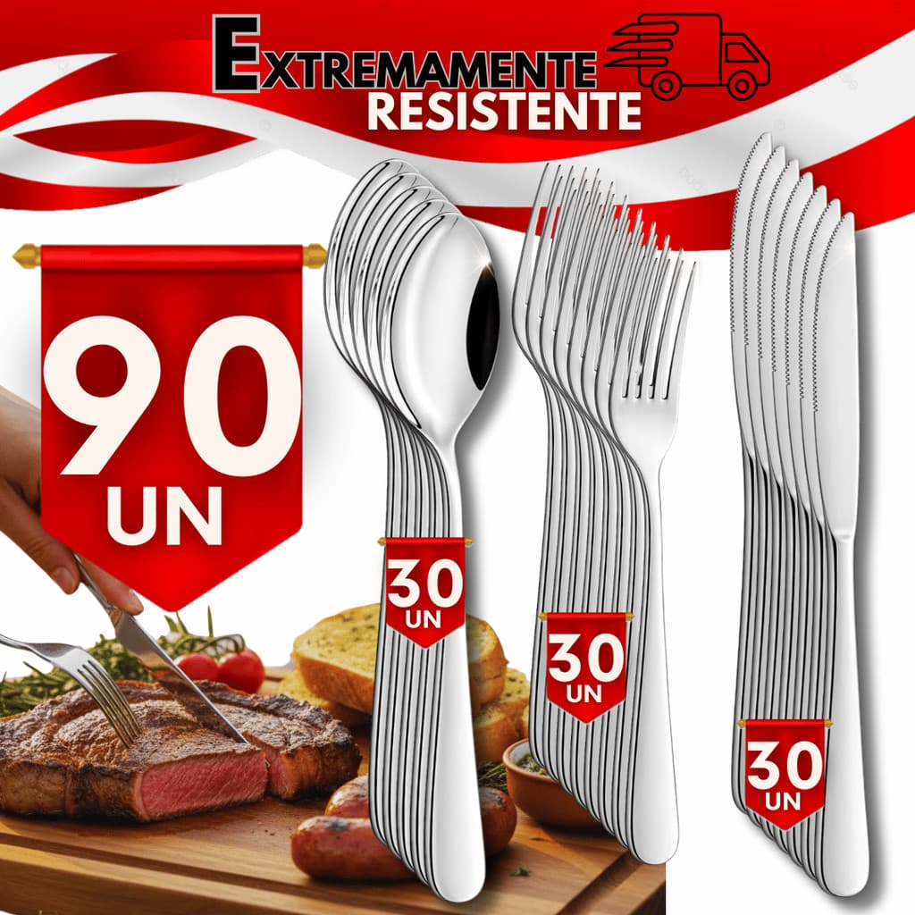Utensílios Colher Garfo Faca Mesa Aço Inox Talheres Para Cozinha Restaurantes Buffet Praticidades