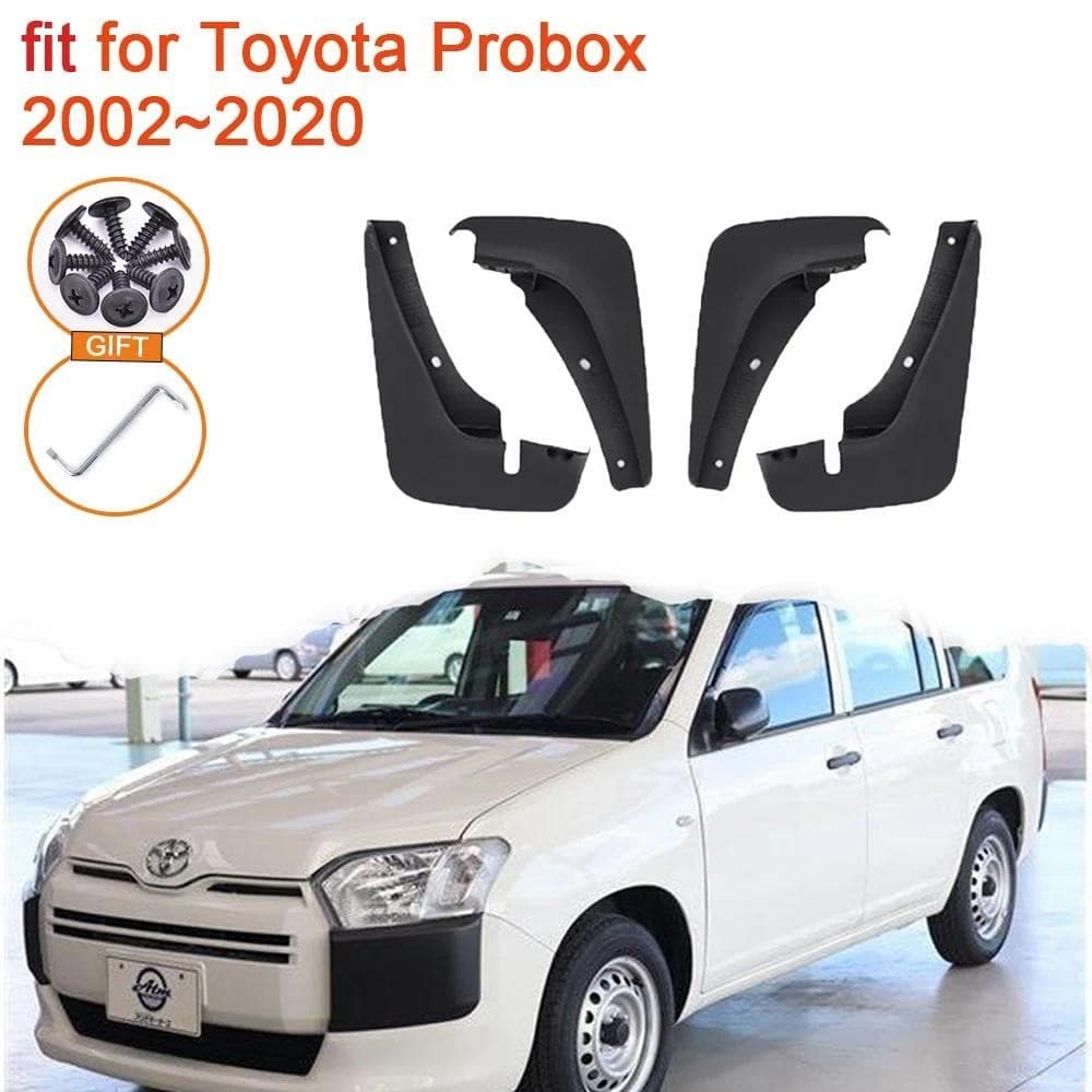 Para Toyota Probox Suceed XP50 XP160 2002 ~ 2020 Acessórios Guarda-Lamas Mud Flap Splash Guards Fender 2003 2014 2015 20