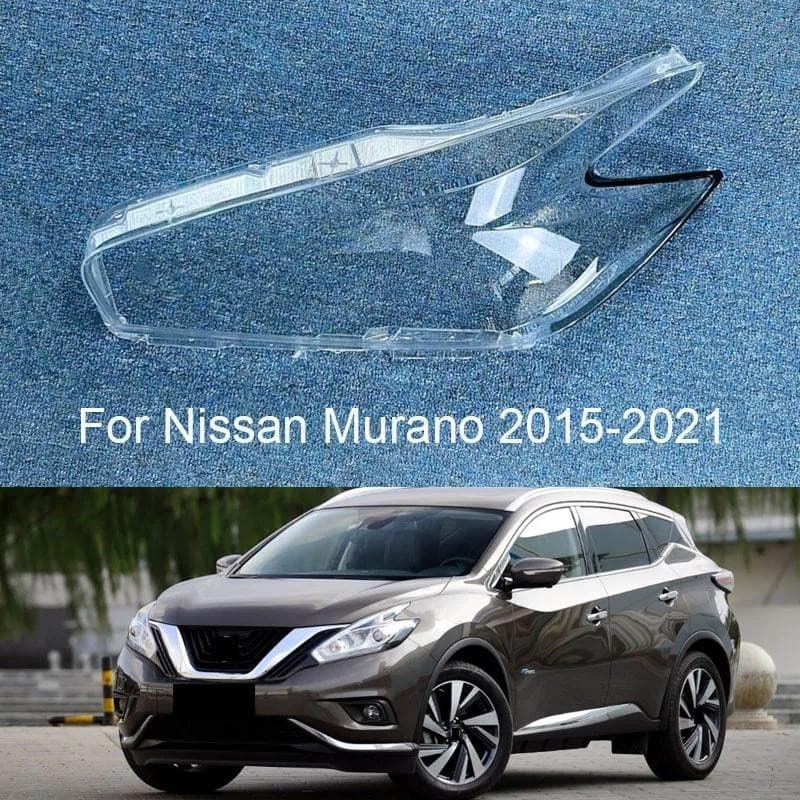 Lente Do Farol Carro Para Nissan Murano 2015 2016 2017 2018 2019 2020 2021 Capa Substituição Escudo Automático