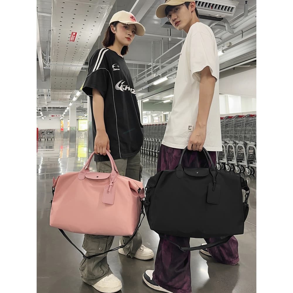 Bolsa de viagem à prova d'água de grande capacidade feminina bolsa de viagem de negócios de curta distância bolsa de arm