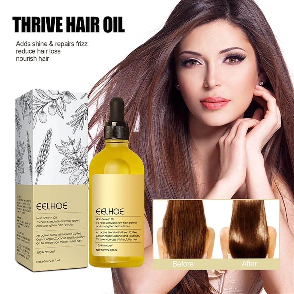 EELHOE Alecrim Cabelo Denso Óleo Essencial Reparador Cabelo Danificado Nutrir Cabelo