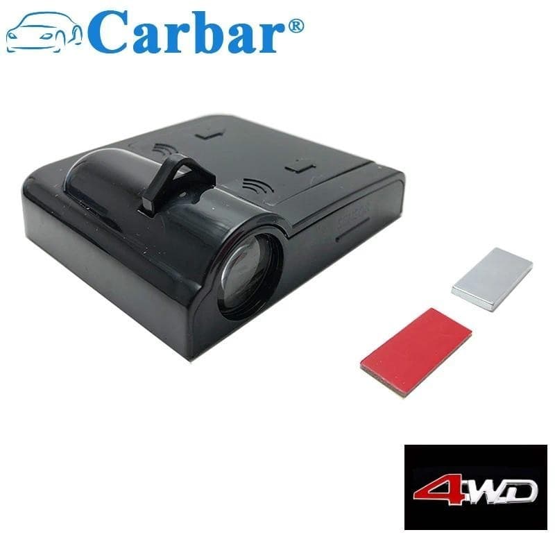 Luz De Boas-Vindas Do Carro Para Honda Mitsubishi ASX Outlander Lada CRV Accord Civic Suzuki Grand Vitara Swift 4WD Logo
