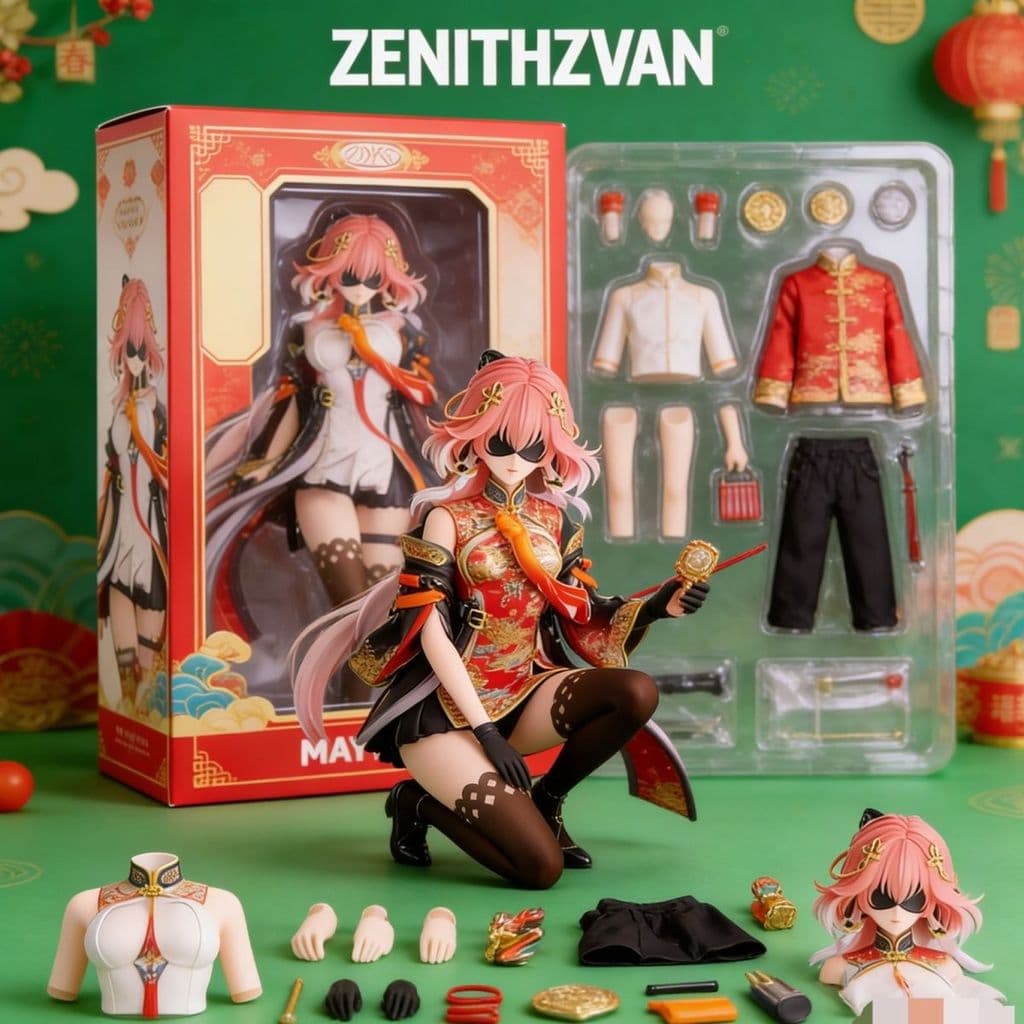ZENITHZVAN - Figura do jogo Wuthering Waves, um acessório de jogo bidimensional de uma linda garota, decoração de mesa.