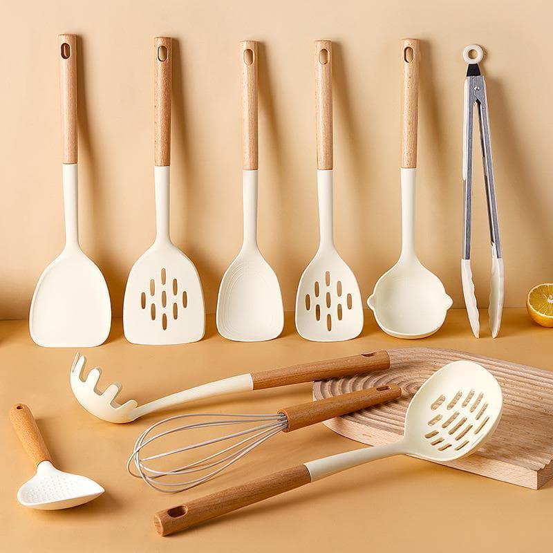 Espátula de silicone antiaderente, espátula de cozinha doméstica, resistente a altas temperaturas, espátula de silicone,
