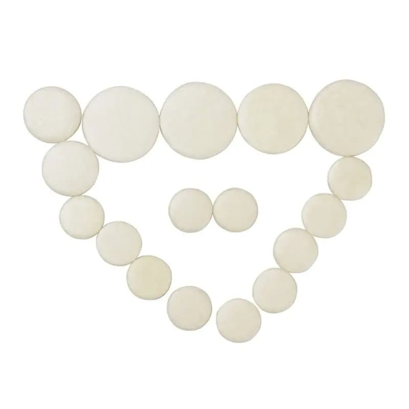 Almofadas de Couro Duráveis para Clarinete, Almofada Profissional para Orifício de Som, Almofadas para Teclas, Almofada