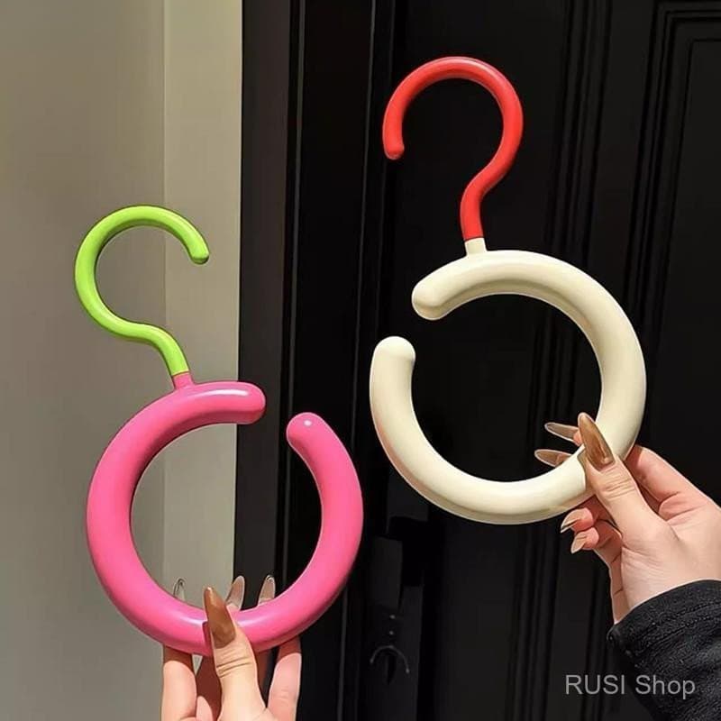 #     Novos Cabides de Gancho Dopamina 1/5 Pacote - Suporte Rotativo para Armazenamento de Cachecol, Chapéu e Bolsa
