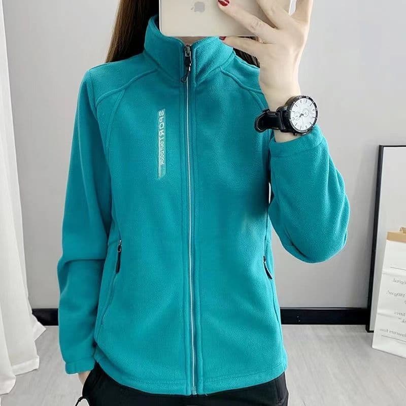 Jaqueta Acolchoada de Lã Polar Quente para Mulheres para Esportes ao Ar Livre GT9E
