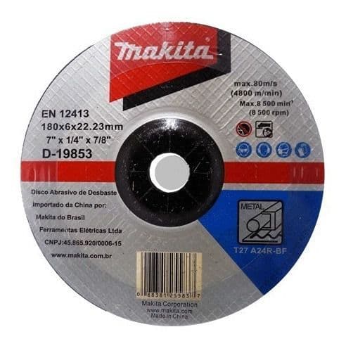 Disco De Desbaste 7" Makita D-19853-5