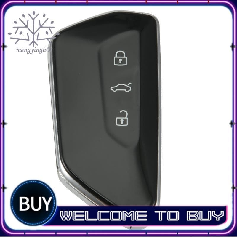 KDZA25 Controle Remoto Chave Shell 3 Botões Carro Inteligente Cartão Caso Invólucro Golf 8