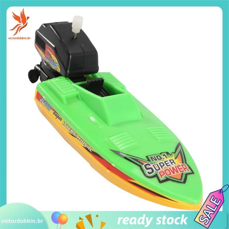 [victordobbin.br] Crianças Velocidade Barco Navio Acabar Brinquedo Brinquedos De Banho Chuveiro Flutuar Na Água Clássico
