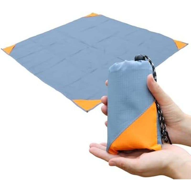 Cobertor De Piquenique De Bolso Orga'Neat , Lona De Acampamento Leve À Prova De Areia , 55 ′ x 60 Dobrável & amp ; Cabe